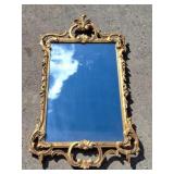 VERY ORNATE WALL MIRROR