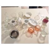 DEPRESSION GLASS- STEMWARE AND MUCH MORE