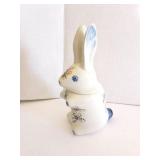 RABBIT- HAND PAINTED- BY LEONER- MADE IN PORTUGAL