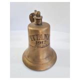 BRASS TITANIC WALL BELL