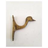 BRASS DUCK HEAD - COAT HANGER