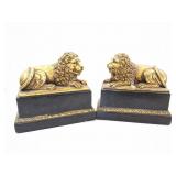 BORGHESE LION BOOK ENDS