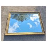 ORNATE BEVEL GLASS MIRROR- APPROXIMATELY 3 FOOT