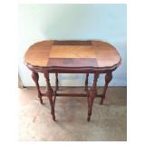 VERY ORNATE 6 LEG TABLE- VINTAGE