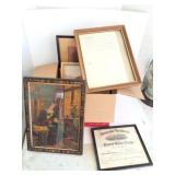 VINTAGE NAVY - SHERIFF AND - MANY VINTAGE FRAMES