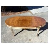 OVAL COFFEE TABLE- ORNATE