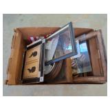 PICTURE FRAME AND WALL HANGING LOT- CONTENTS OF