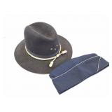 FELDMAN BROS. HAT- 7 3/8 -  NAVY HAT