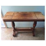 INKAYED WOOD TABLE