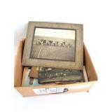 BOX LOT OF VINTGA PICTURES