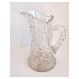 CUT GLASS PITCHER