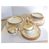 NORITAKE - JAPAN- FINE CHINA- ONE PLATE IS BROKE