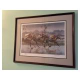 FRED STONE SIGNED PRINT- RIDERS ON THE RAIN- 1634
