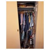 VINTAGE WOMENS CLOTHES AND CONTENTS OF CLOSET