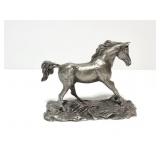 HUDSON PEWTER HORSE STATUE