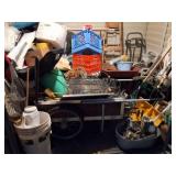 CONTENTS OF OUTDOOR GARDEN SHED- VERY NICE RUBBER