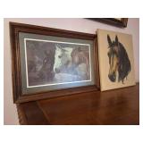 2 EQUINE WALL HANGINGS