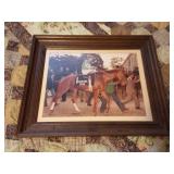 GENUINE RISK FRAMED PICTURE