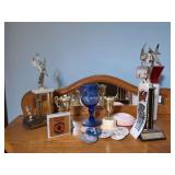 TROPHIES- BADGES AND MORE-