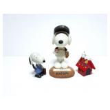 SNOOPY COLLECTIBLES- 3 ITEMS