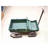 WOOD AND METAL SMALL WAGON