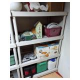 SHELF AND ALL CONTENTS ON BOTTOM THREE SHELF
