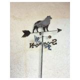 CANINE WEATHER VANE- METAL