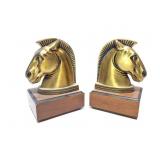 HORSE HEAD- CHESS KNIGHT BOOK ENDS