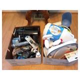 CLEANING LOT AND ASSORTMENT OF TOOLS AND