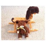 ROCKING HORSE AND TEDDY BEAR
