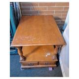 END - LAMP TABLE- WOOD