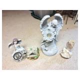 4 OUTDOOR STATUES AND FIGURES