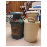 2 MILK CANS