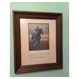 RUFFIAN - RACE HORSE FRAMED WALL HANGING
