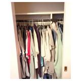 CONTENTS OF CLOSET- WOMENS CLOTHES