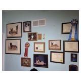 DOG PICTURES - PLAQUES AND MUCH MORE- CONTENTS OF