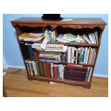 BOOK CASE AND CONTENTS