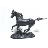 FRANKLIN MINT- BLACK BEAUTY- FINE PORCELAIN