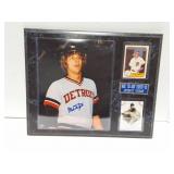 MARK FIDRYCH SIGNED PHOTO- ON PLAQUE WITH CARDS-