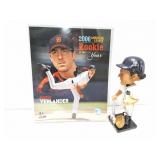 STEVE KEMP SIGNED BOBBLE HEAD AND JUSTIN