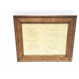 AMERICA FRAMED VINTAGE ITEM AND BOX LOT