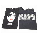 KISS- VINTAGE- 2 XL SHIRTS