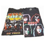 KISS- VINTAGE- 2 XL SHIRTS