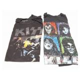 KISS- VINTAGE- 2 EXTRA LARGE SHIRTS