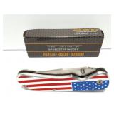 TAC- FORCE SPEEDSTER MODEL KNIFE- AMERICAN FLAG-