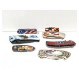 AMERICAN KNIFE LOT- 6 ITEMS