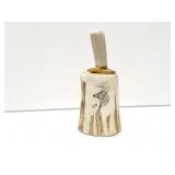 MINI DEER ANTLER KNIFE WITH DEER ANTLER HOLDER