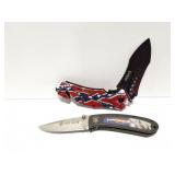 2 FOLDING KNIVES- ELITEDGE AND BULLSEYE - AMERICA