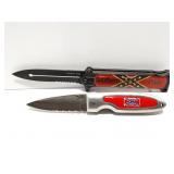 2- SOUTHERN PRIDE FOLDING KNIVES