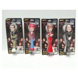 THE OSBOURNE FAMILY- BOBBLE HEAD PENS- 4 PENS IN